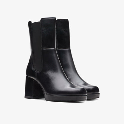 Clarks Signature / Pique Up Black Leather