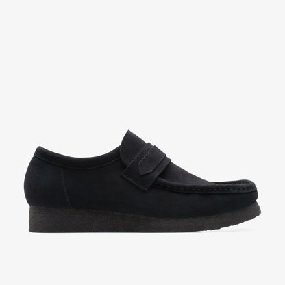 Clarks Hot Sale / Wallabee Loafer Black Suede