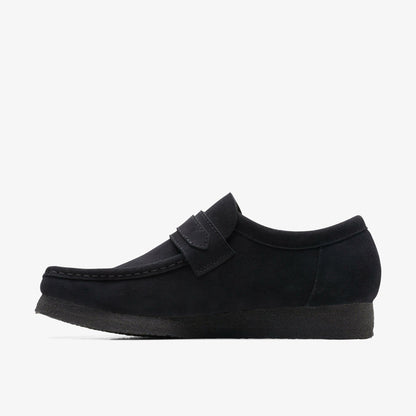 Clarks Hot Sale / Wallabee Loafer Black Suede