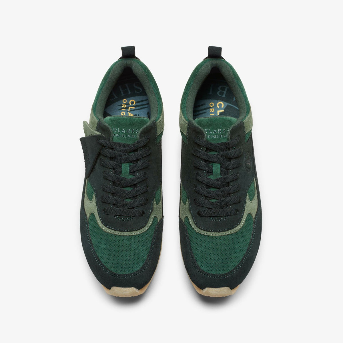 Clarks Best Seller / Lockhill Dark Green Combination