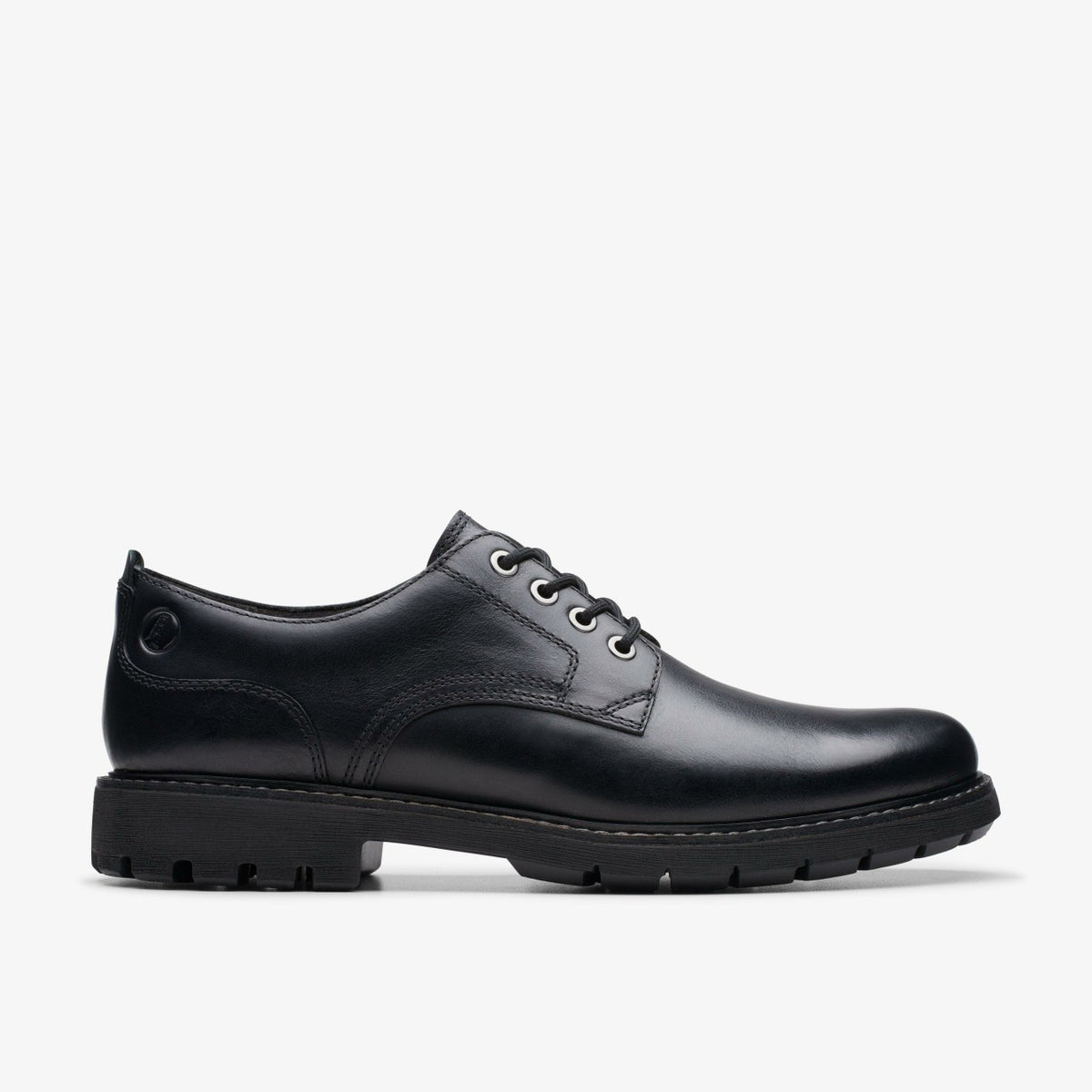 Clarks Top Pick / Batcombe Tie Black Leather