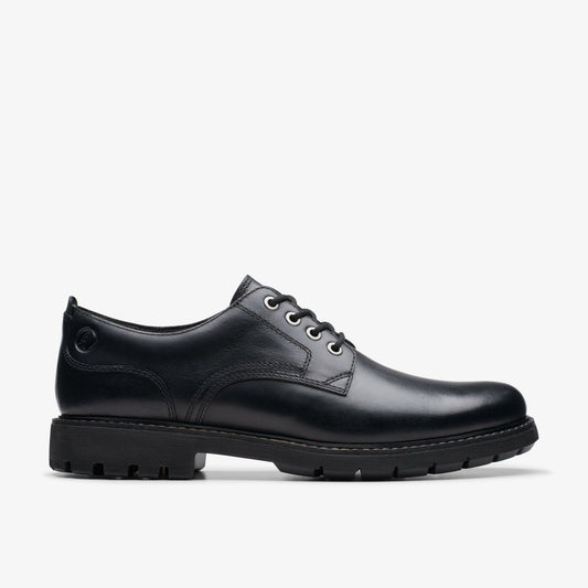 Clarks Top Pick / Batcombe Tie Black Leather