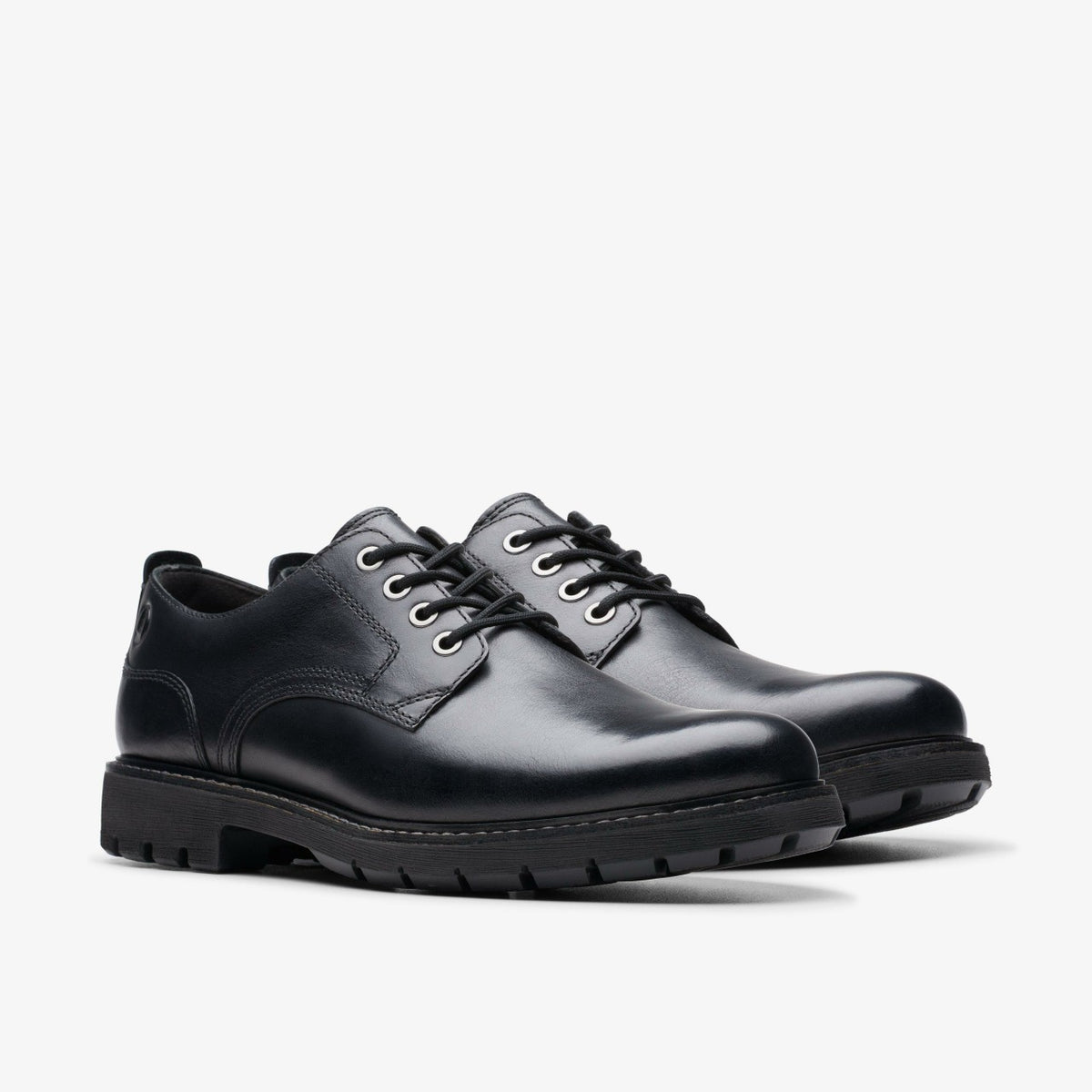 Clarks Top Pick / Batcombe Tie Black Leather