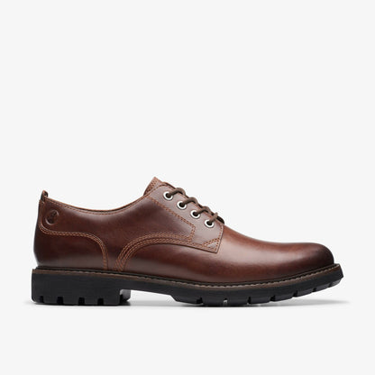 Clarks Latest / Batcombe Tie Dark Tan Leather