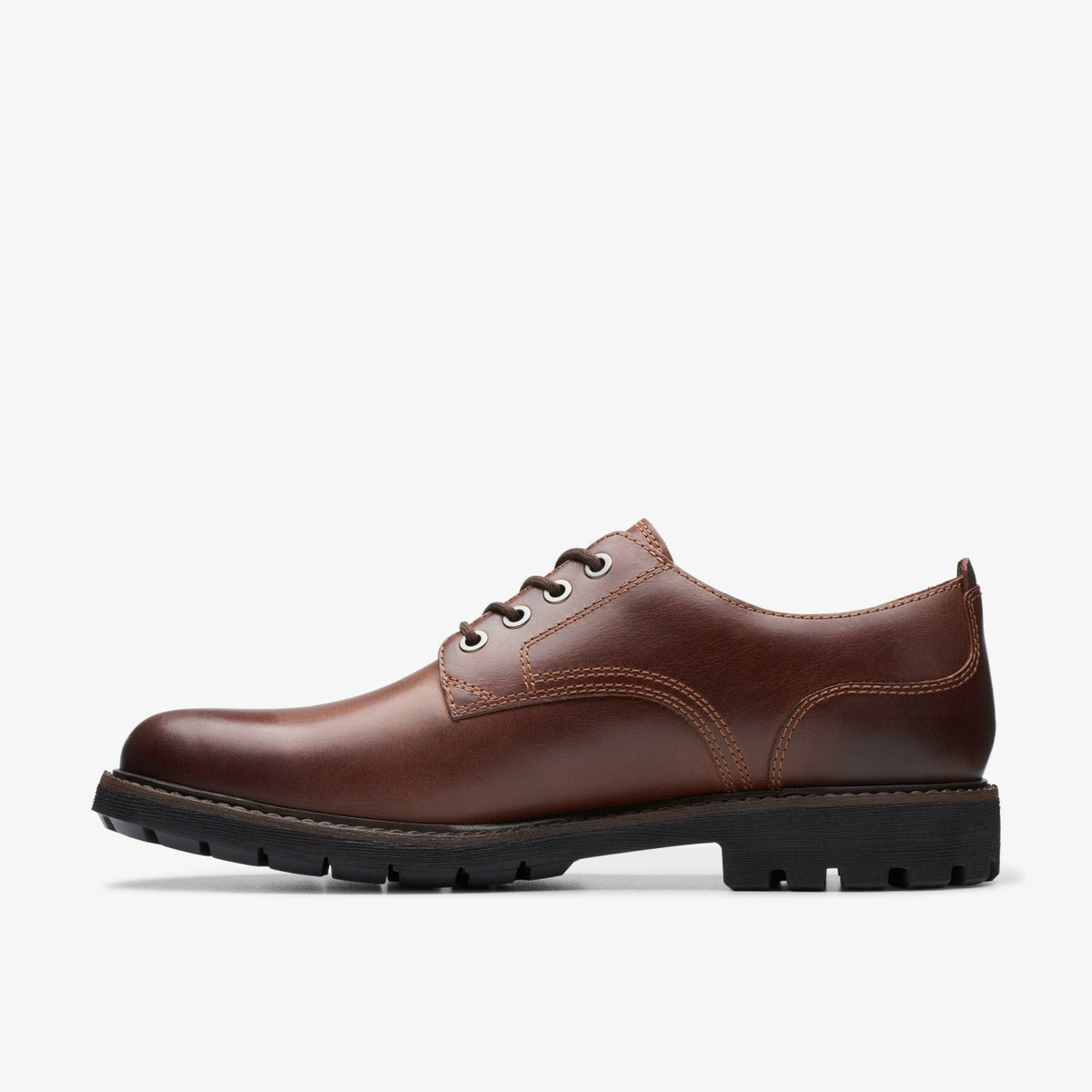 Clarks Latest / Batcombe Tie Dark Tan Leather