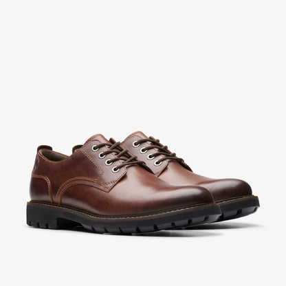Clarks Latest / Batcombe Tie Dark Tan Leather