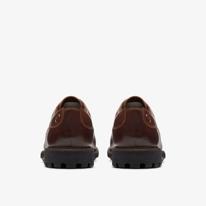 Clarks Latest / Batcombe Tie Dark Tan Leather