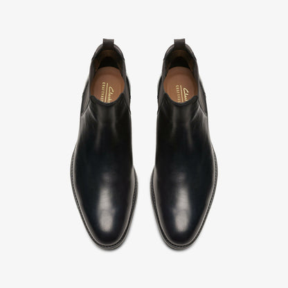 Clarks Hot Sale / Craft Arlo Top Chelsea Boot Black Leather