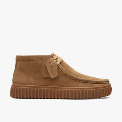 Clarks Exclusive / Torhill Hi Dark Sand Suede