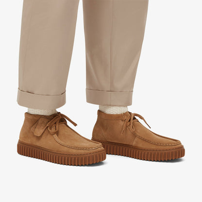 Clarks Exclusive / Torhill Hi Dark Sand Suede