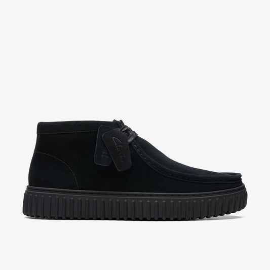 Clarks Latest / Torhill Hi Black Suede