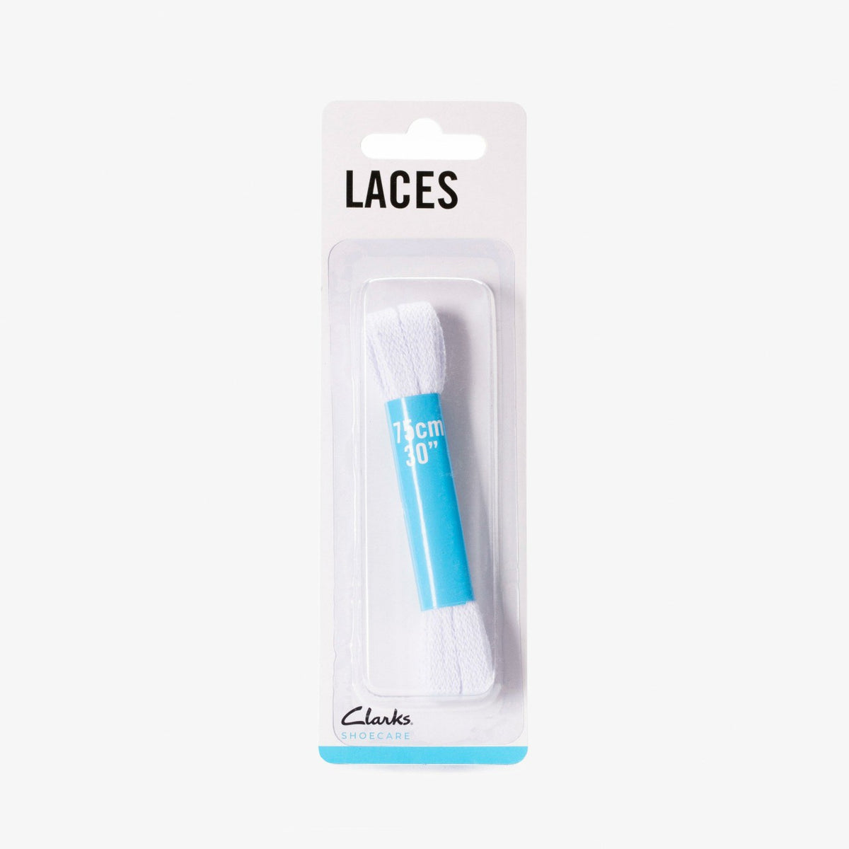 Clarks Classic / 75cm Flat Lace White