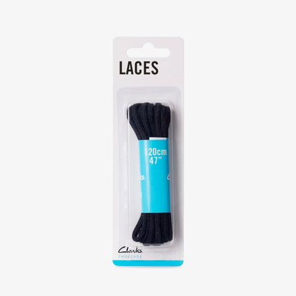 Clarks Premium / 120cm Round Lace Black