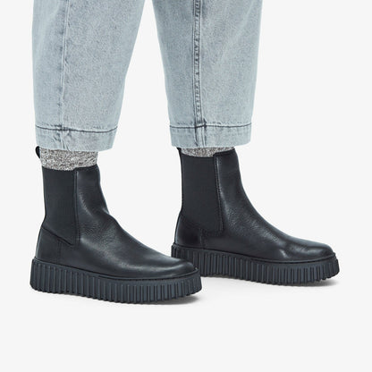 Clarks Best Price / Torhill Maple Ankle Boot Black Leather