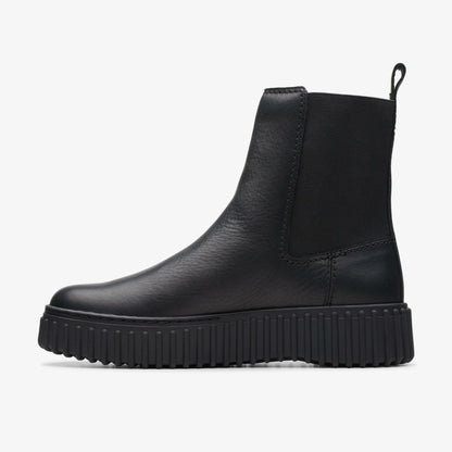 Clarks Best Price / Torhill Maple Ankle Boot Black Leather