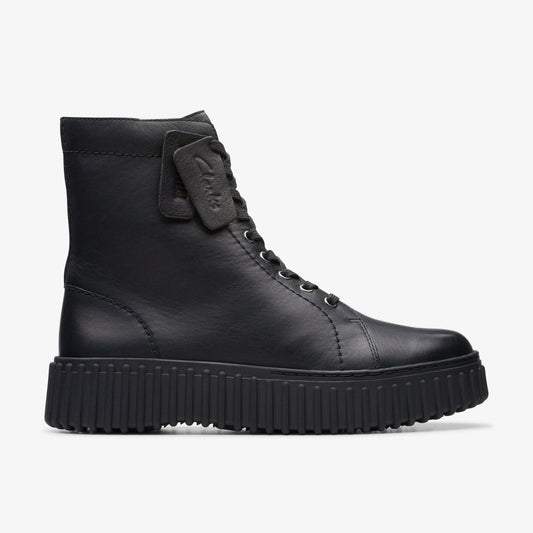 Clarks Signature / Torhill Rise Ankle Boot Black Leather