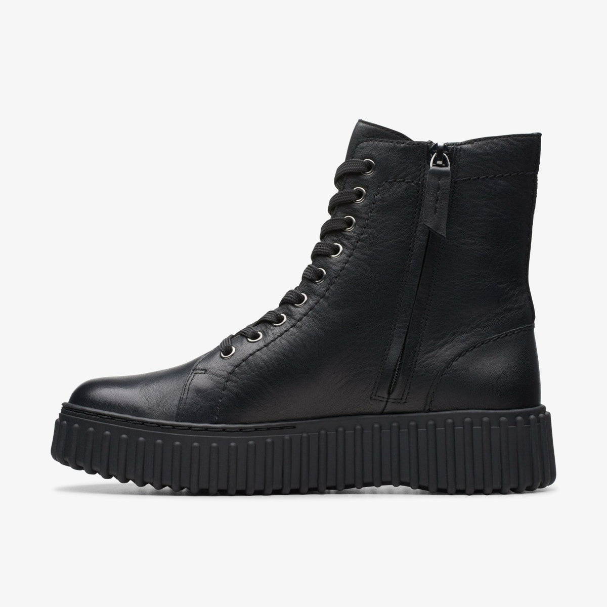 Clarks Signature / Torhill Rise Ankle Boot Black Leather