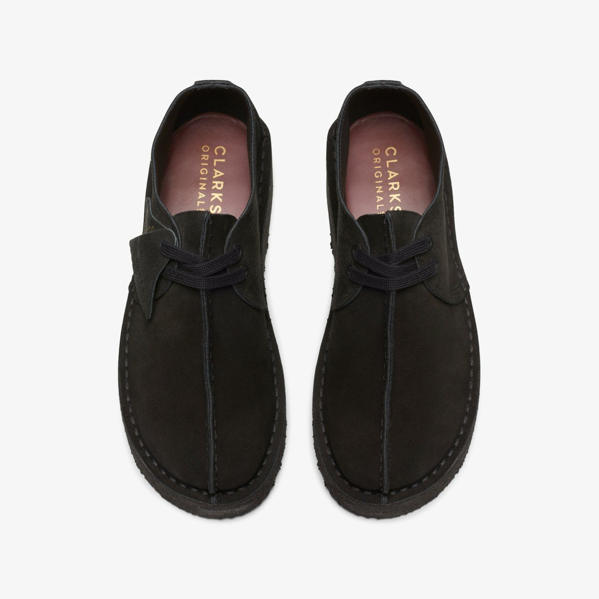 Clarks Latest / Trek Wedge Black Suede