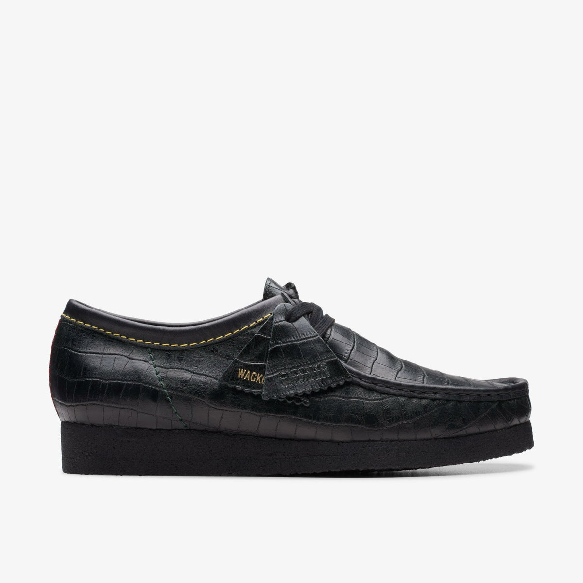 Clarks Signature / Wallabee Black Crocodile