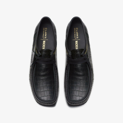 Clarks Signature / Wallabee Black Crocodile