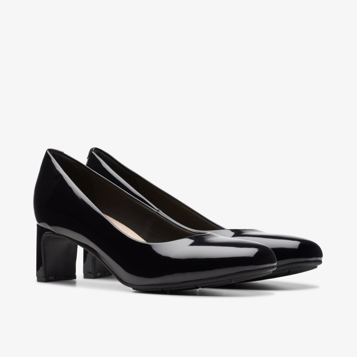 Clarks Latest / Kyndall Iris Black Patent