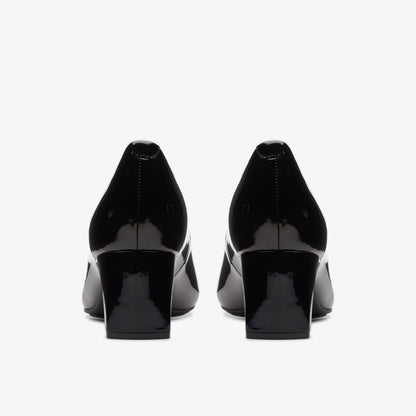 Clarks Latest / Kyndall Iris Black Patent