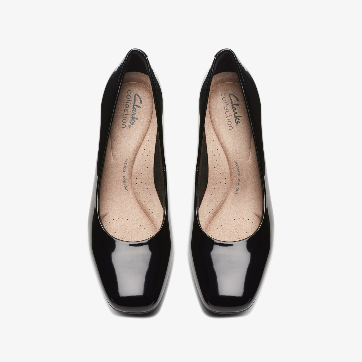 Clarks Latest / Kyndall Iris Black Patent