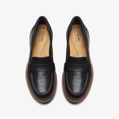 Clarks Popular / Westlynn Ayla Black Leather