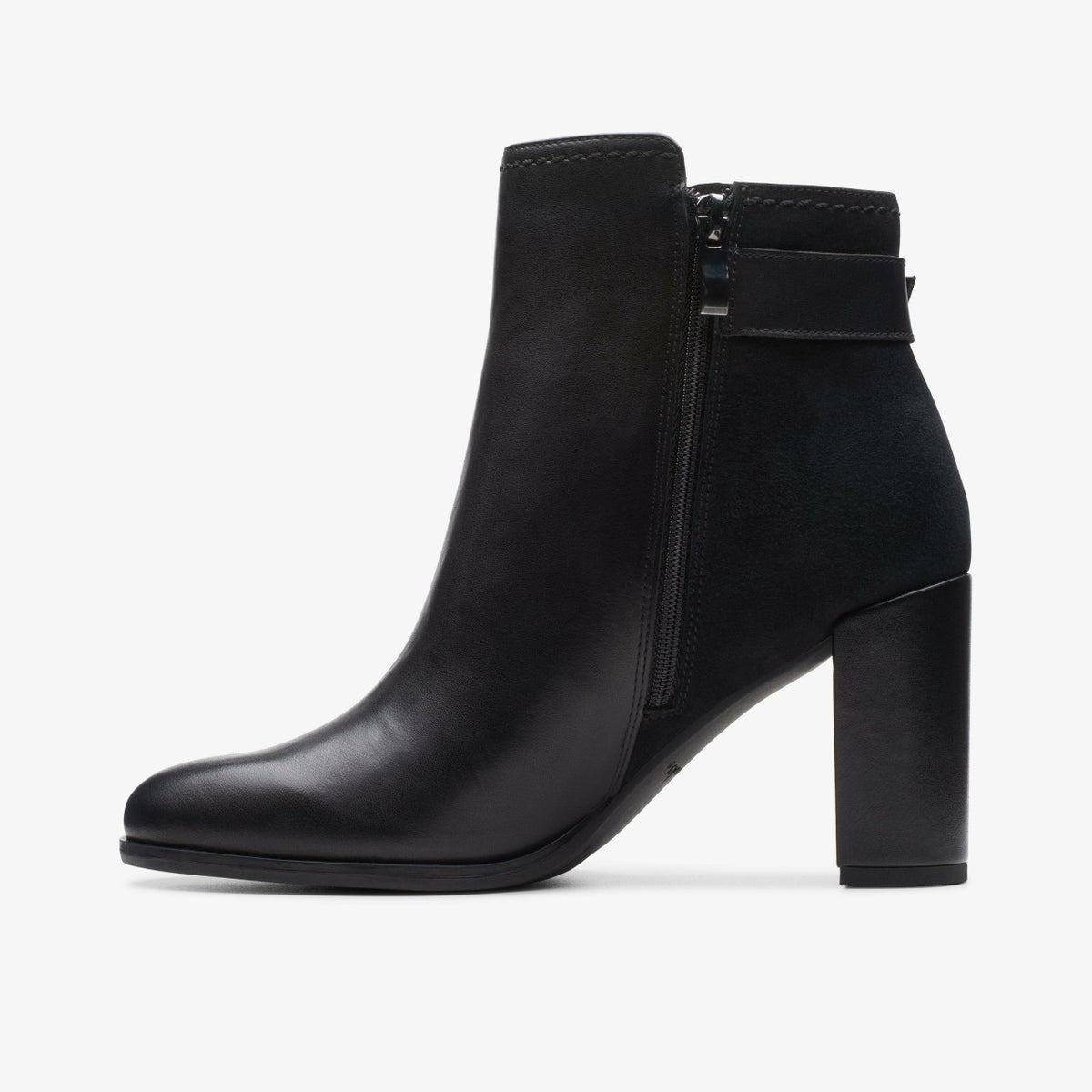 Clarks Discount / Freva 85 Buckle Black Leather