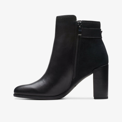 Clarks Discount / Freva 85 Buckle Black Leather