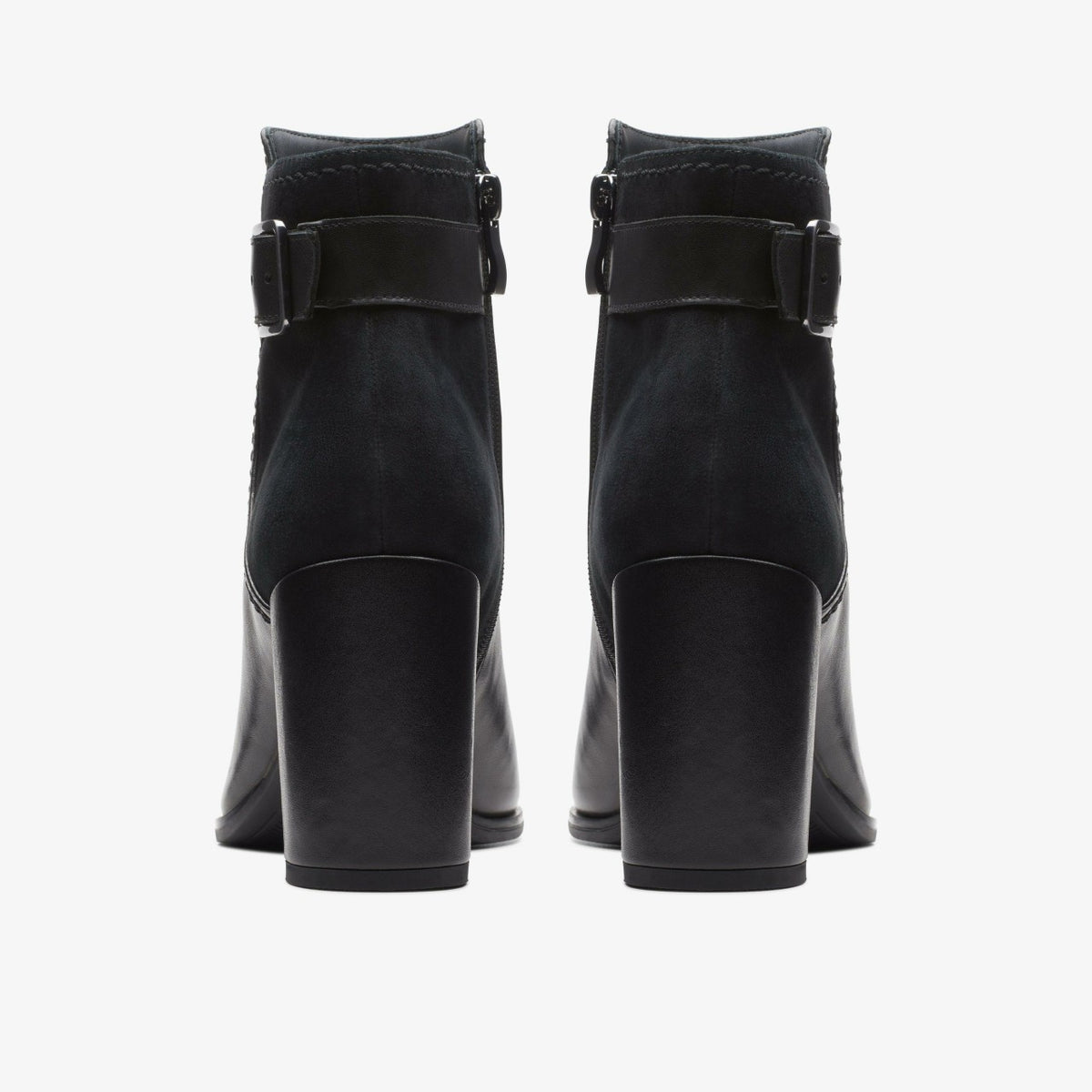 Clarks Discount / Freva 85 Buckle Black Leather