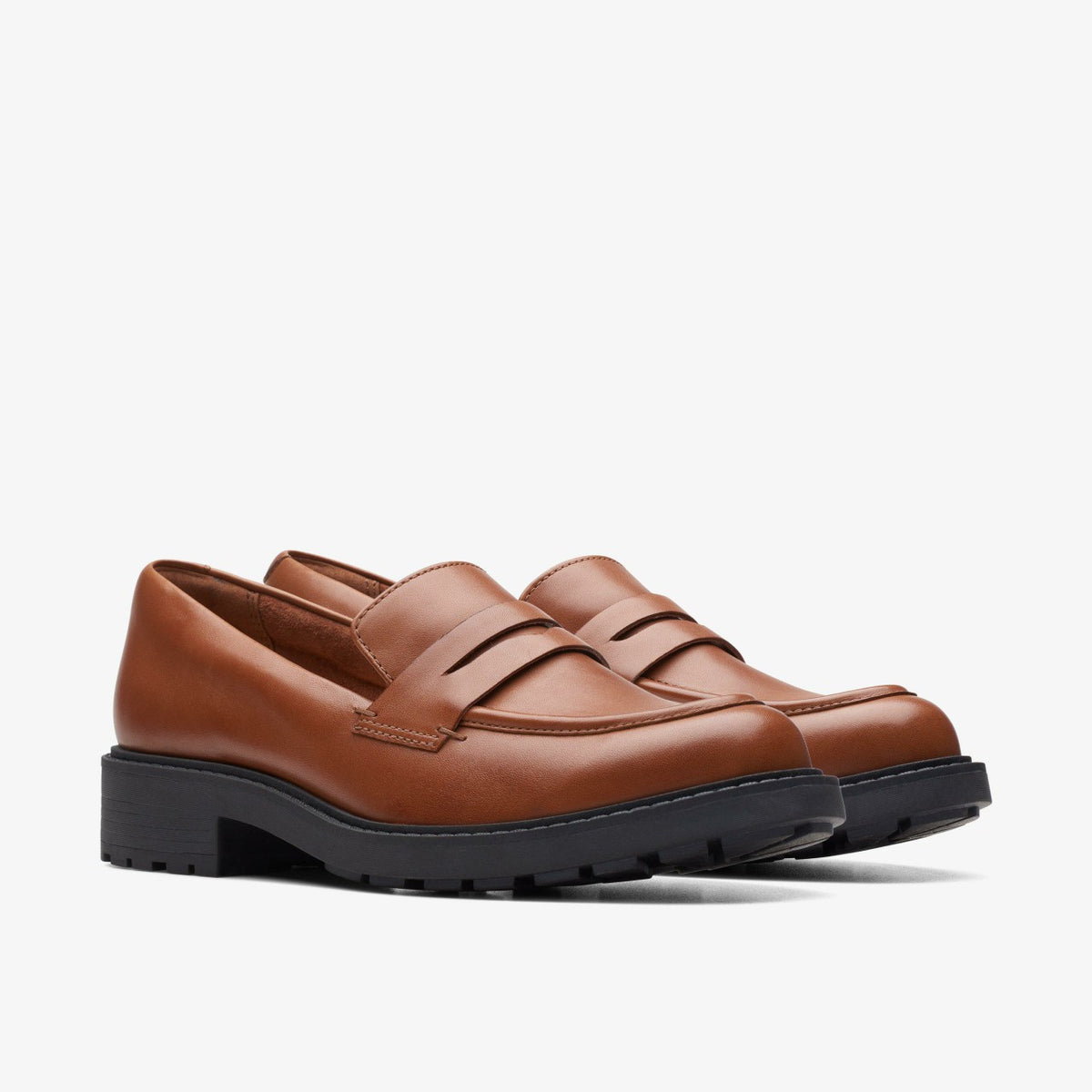 Clarks Customer Favorite / Orinoco 2 Penny Loafer Dark Tan Leather