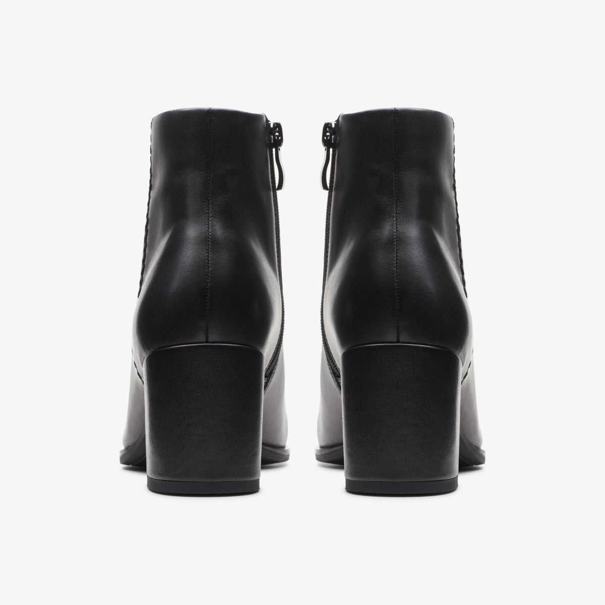 Clarks Trusted / Freva 55 Zip Ankle Boot Black Leather