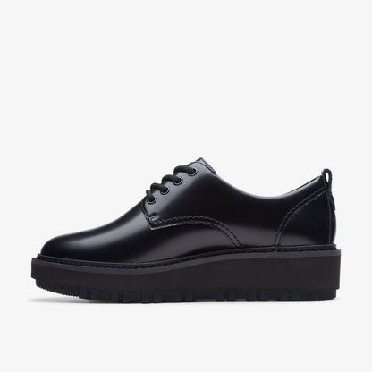 Clarks Recommended / Orianna W Derby Black Leather