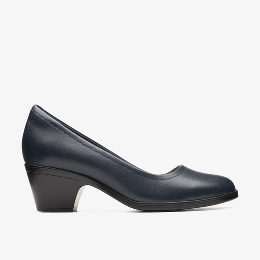 Clarks Essential / Emily2 Ruby Navy Leather