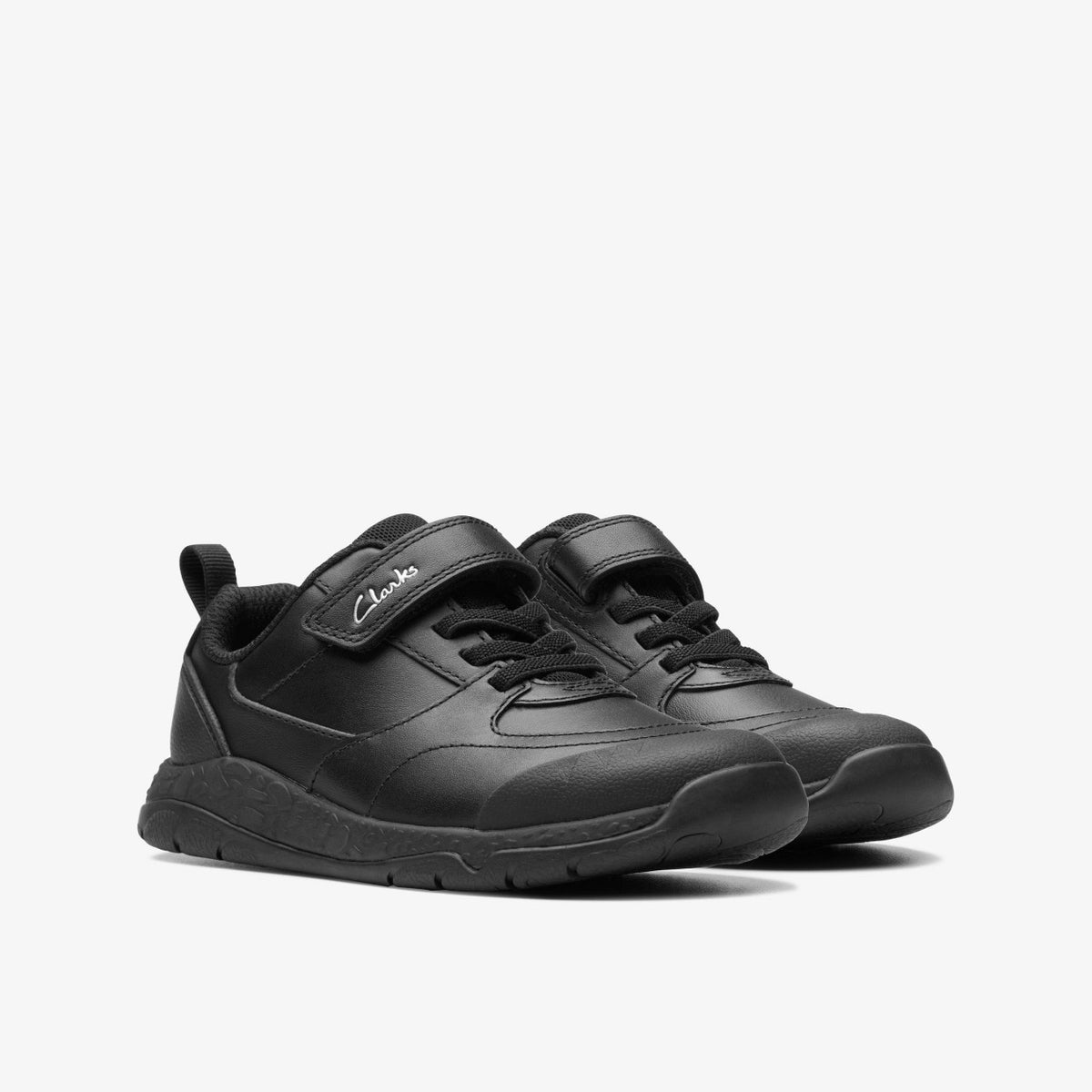 Clarks Best Price / Steggy Stride Kid Black Leather