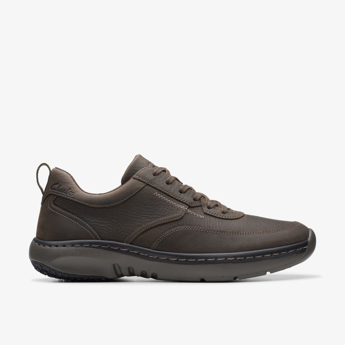 Clarks Top Pick / Clarks Pro Lace Dark Brown Tumbled