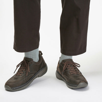 Clarks Top Pick / Clarks Pro Lace Dark Brown Tumbled