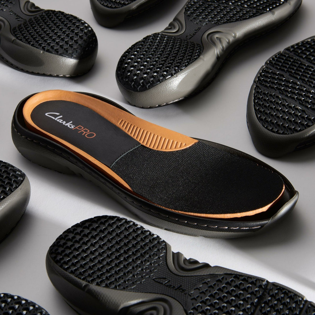 Clarks Top Pick / Clarks Pro Lace Dark Brown Tumbled