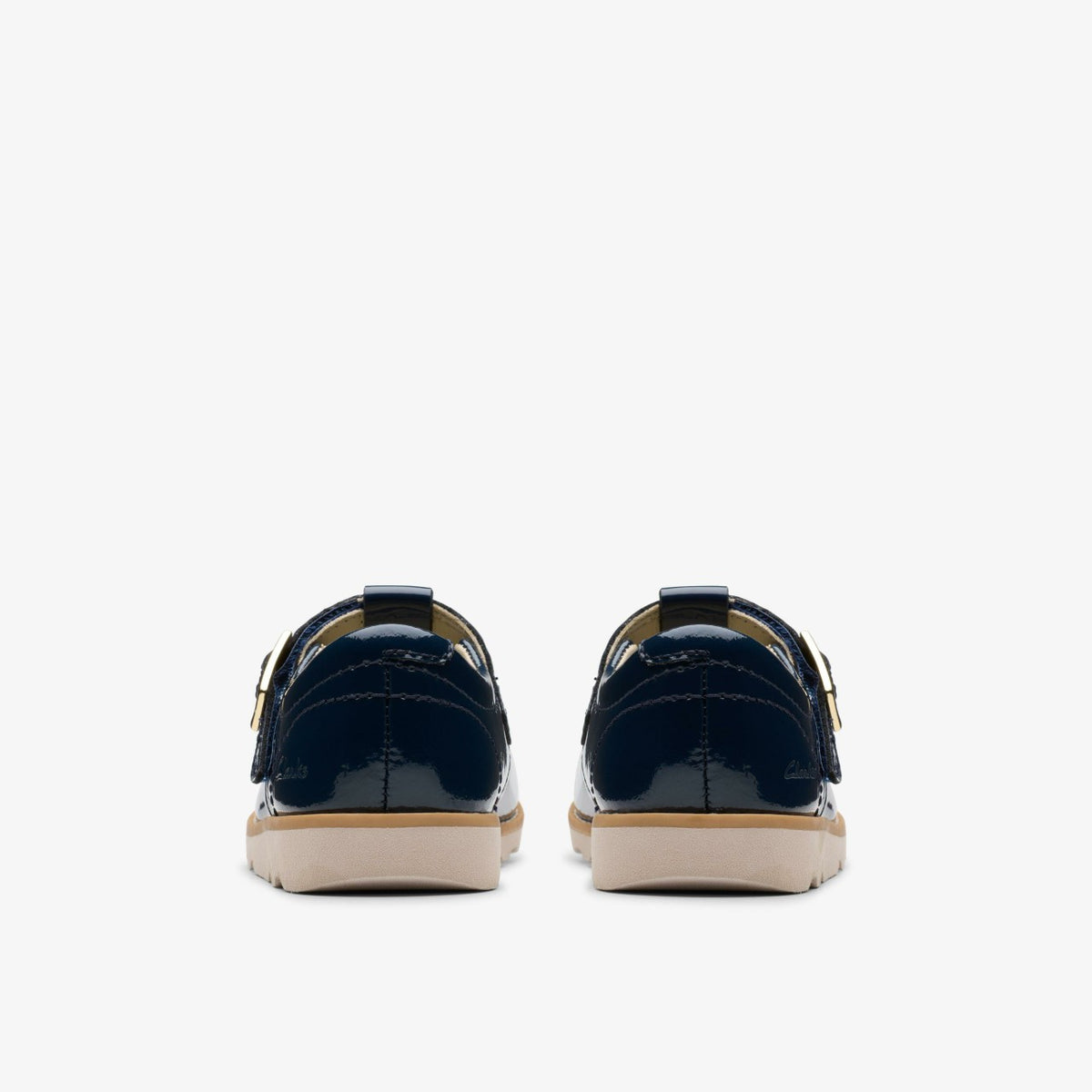 Clarks Trending / Crown Print Toddler Navy Patent