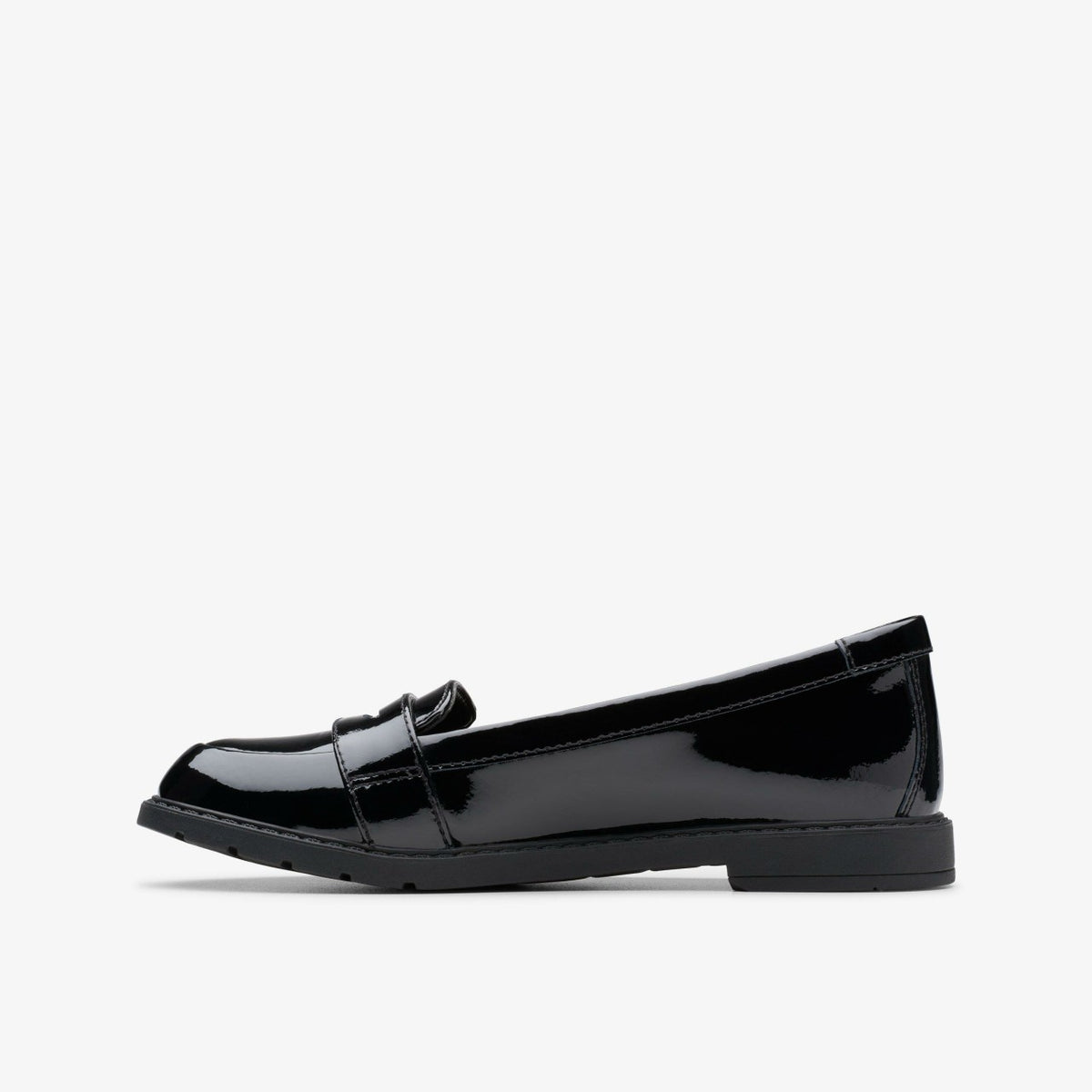 Clarks Discount / Scala Loafer Kid Black Patent