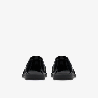 Clarks Discount / Scala Loafer Kid Black Patent