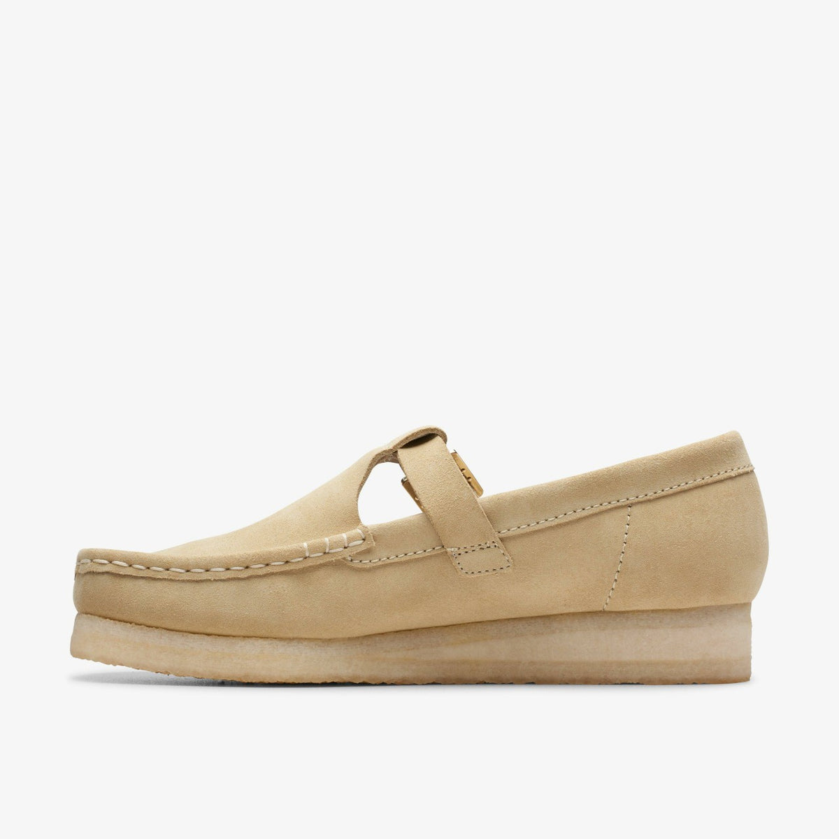 Clarks Smart Buy / Wallabee T Bar Maple Suede