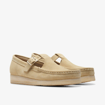 Clarks Smart Buy / Wallabee T Bar Maple Suede