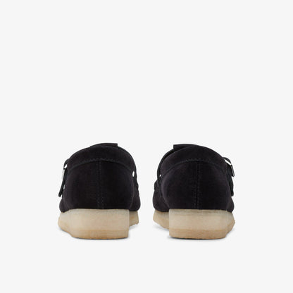 Clarks Premium / Wallabee T Bar Black Suede