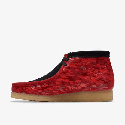 Clarks Premium / Wallabee Boot Red Camouflage