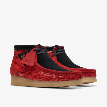 Clarks Premium / Wallabee Boot Red Camouflage
