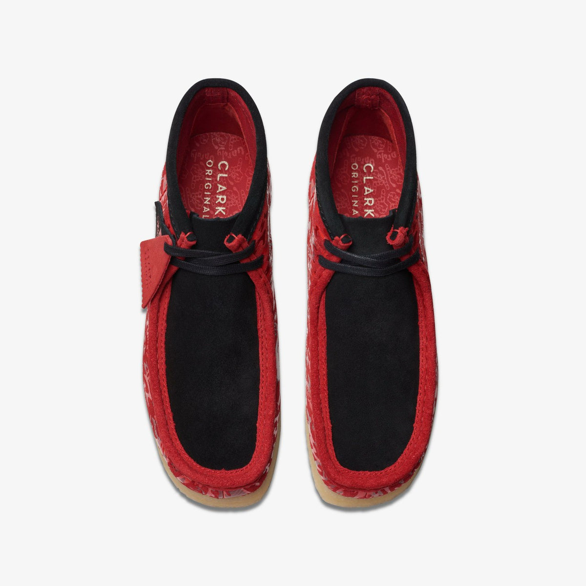 Clarks Premium / Wallabee Boot Red Camouflage