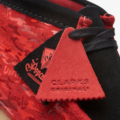 Clarks Premium / Wallabee Boot Red Camouflage
