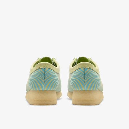 Clarks Smart Buy / Wallabee Blue/Lime Print